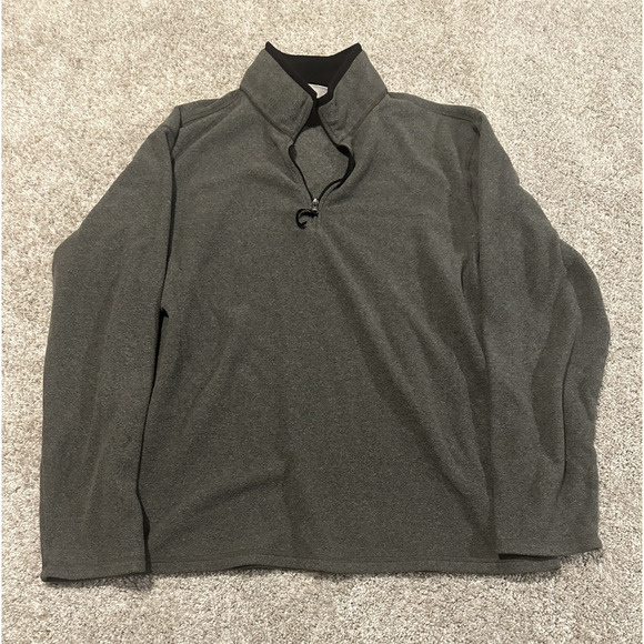 Fila Polartec Fleece Quarter Zip Pullover Gray Men’s Large - Picture 1 of 8